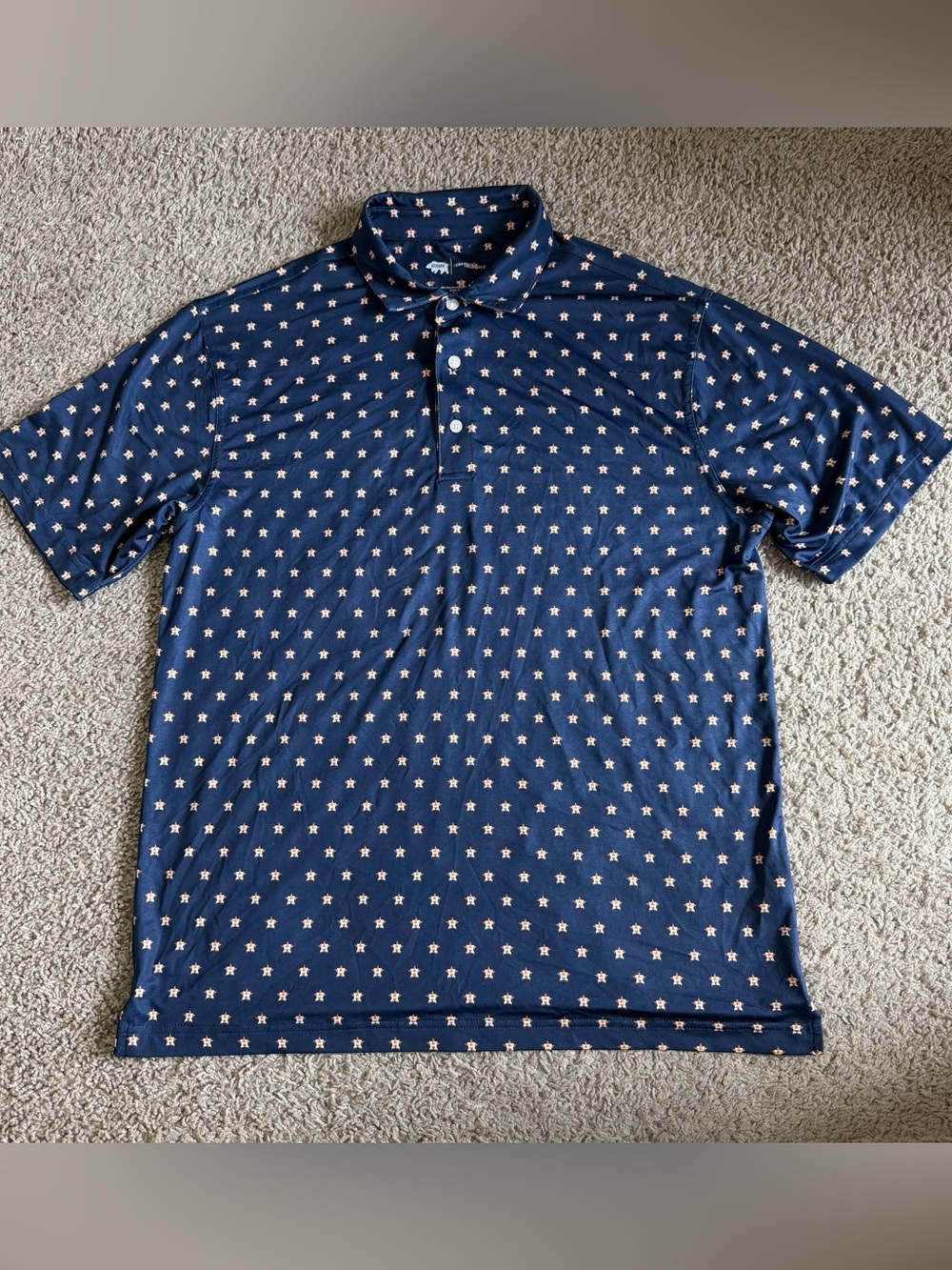 Onward Reserve Houston Astros Printed Performance Polo